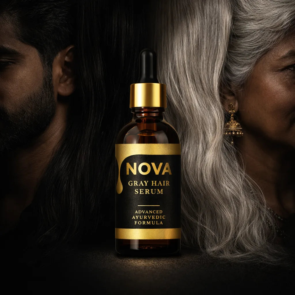 NOVA Gray Hair Serum - For Men & Women