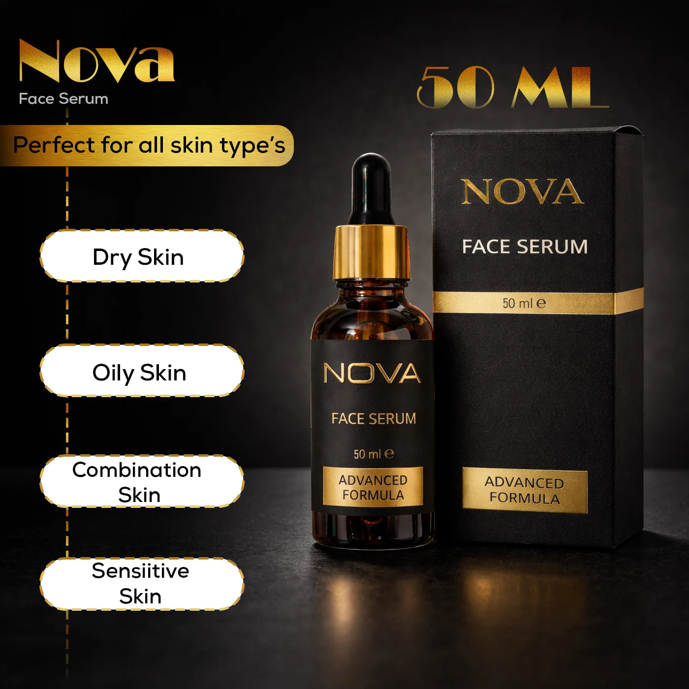 NOVA Face Serum - All Skin Types