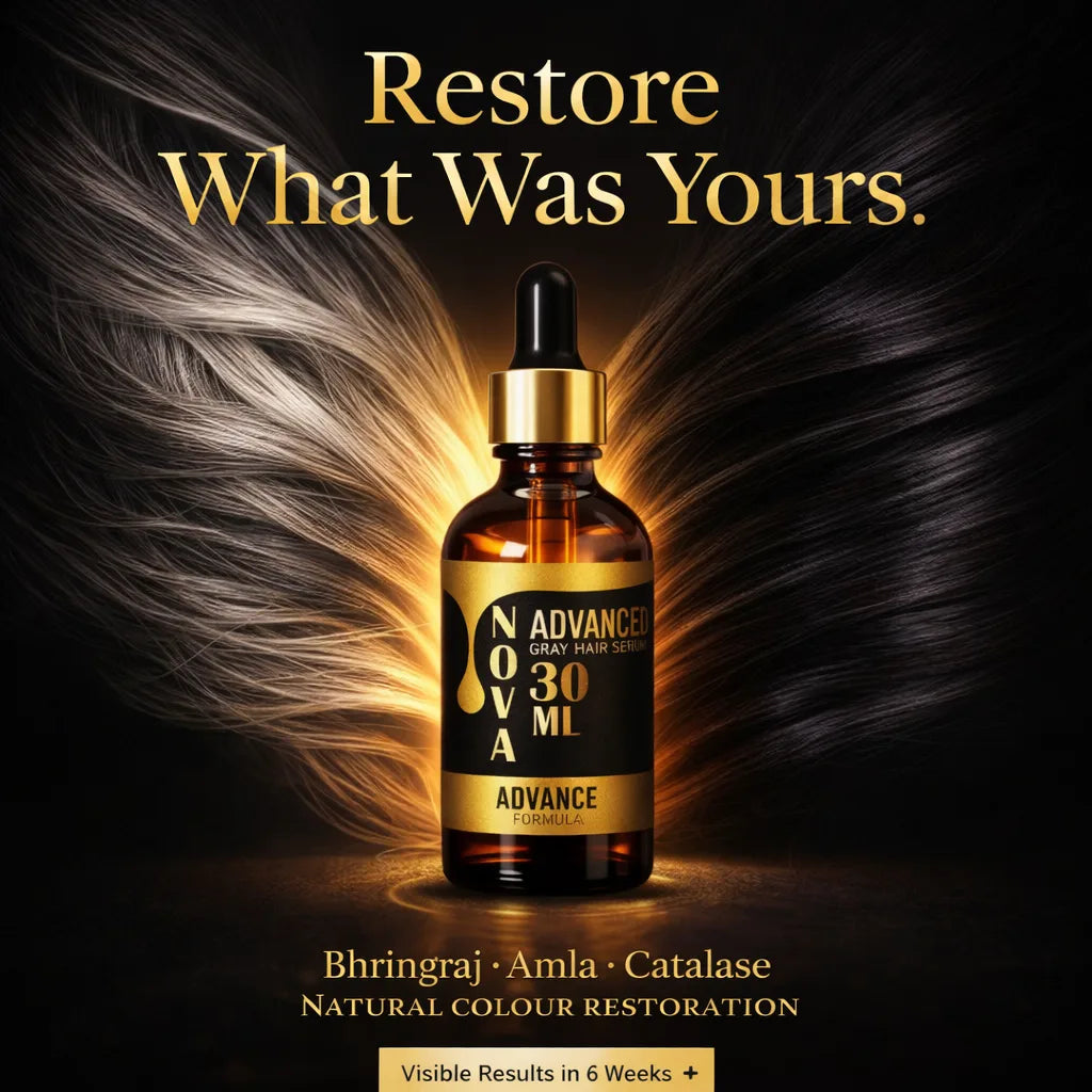 NOVA Gray Hair Serum - For Men & Women