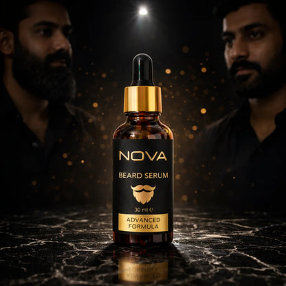 NOVA Beard Serum - Growth & Shine for Men