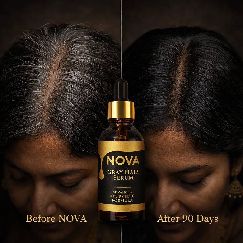 NOVA Gray Hair Serum - For Men & Women