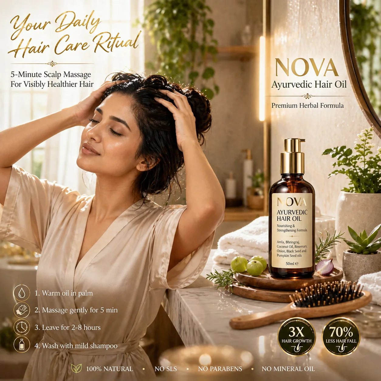 NOVA Ayurvedic Hair Oil - 50ml