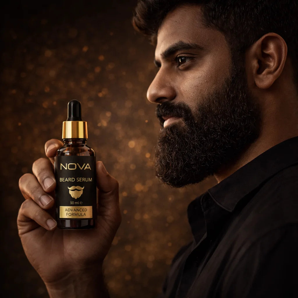 NOVA Beard Serum - Growth & Shine for Men