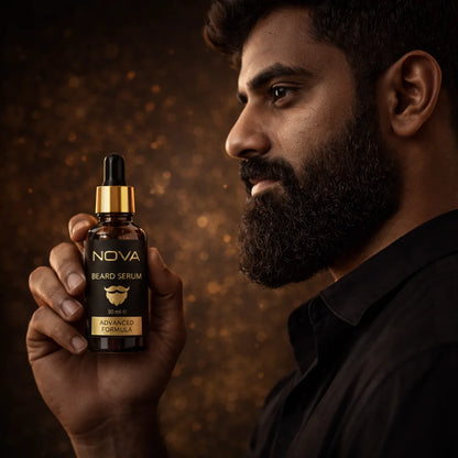 NOVA Beard Serum - Growth & Shine for Men