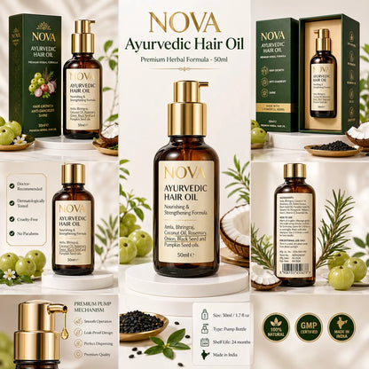 NOVA Ayurvedic Hair Oil - 50ml