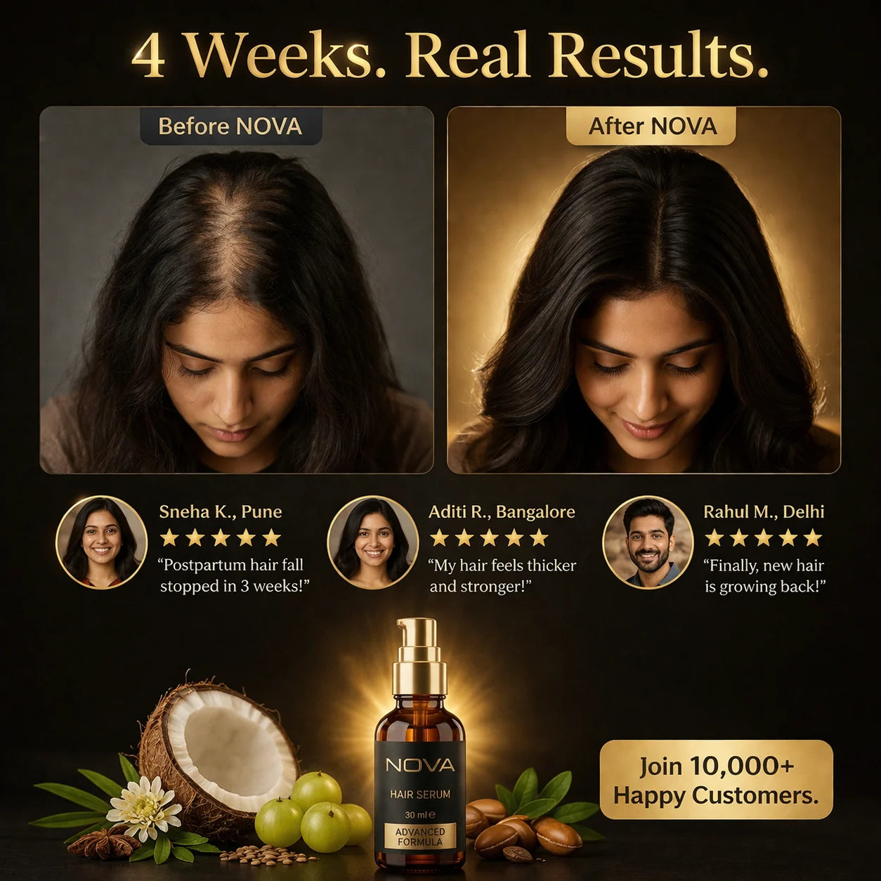 NOVA Hair Serum - For Men & Women