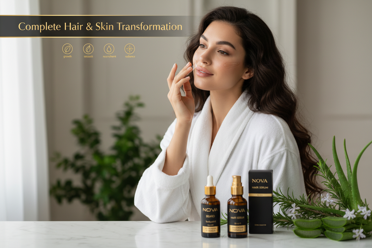 Luxury spa lifestyle with all three products